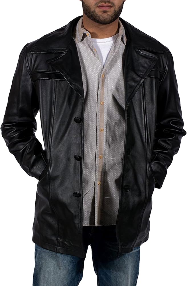 An application scenario or product detail of custom leather coat makers - Image 11