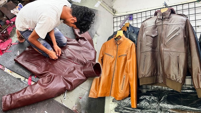An application scenario or product detail of custom leather coats - Image 9