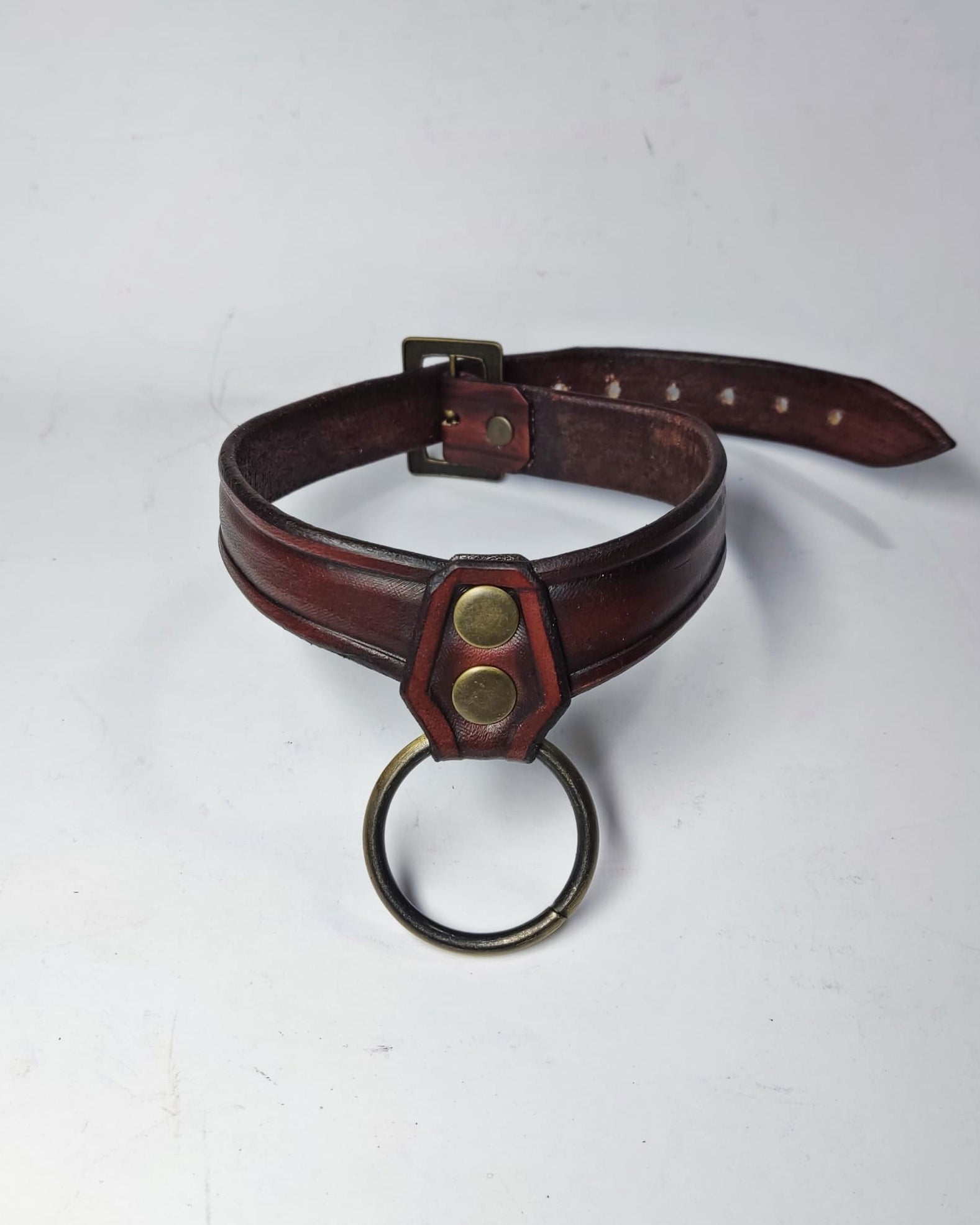 An application scenario or product detail of custom leather collars - Image 24