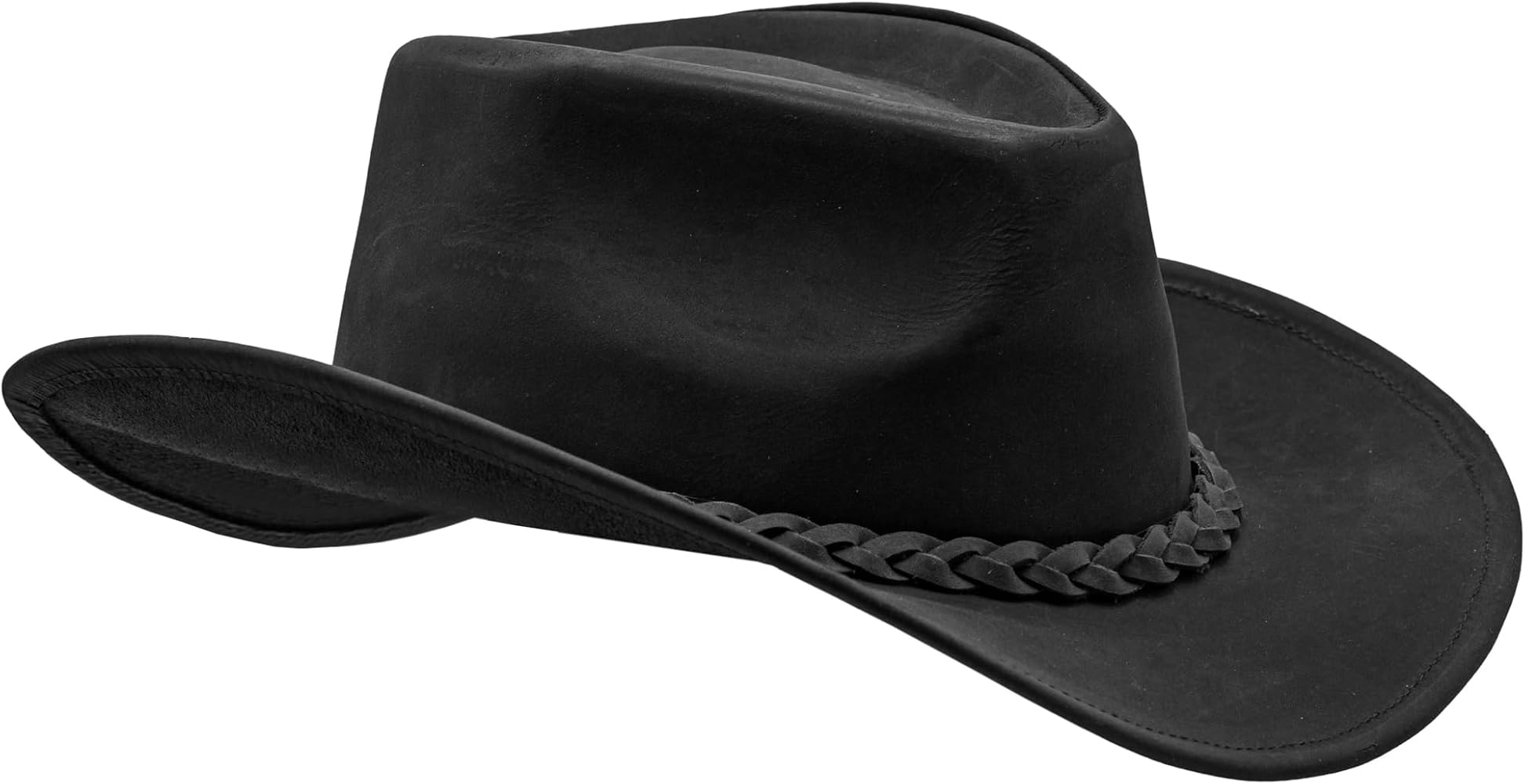 An application scenario or product detail of custom leather cowboy hats - Image 16