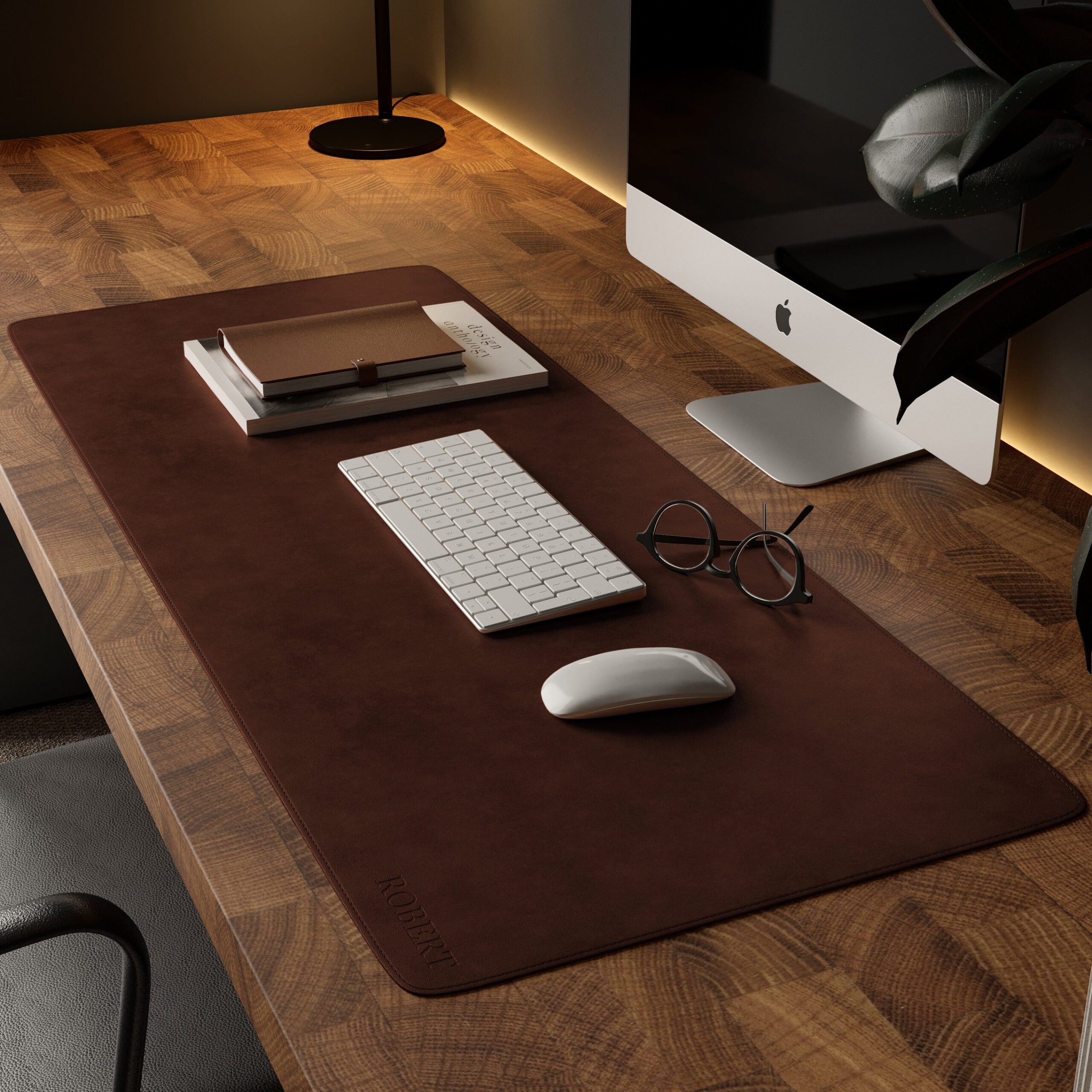 An application scenario or product detail of custom leather desk mat - Image 13