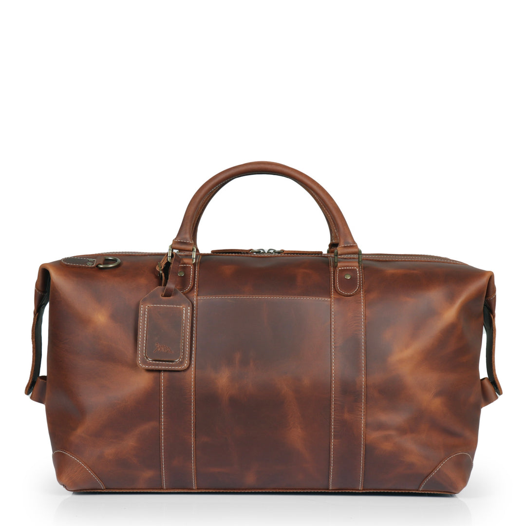 An application scenario or product detail of custom leather duffle bags - Image 8