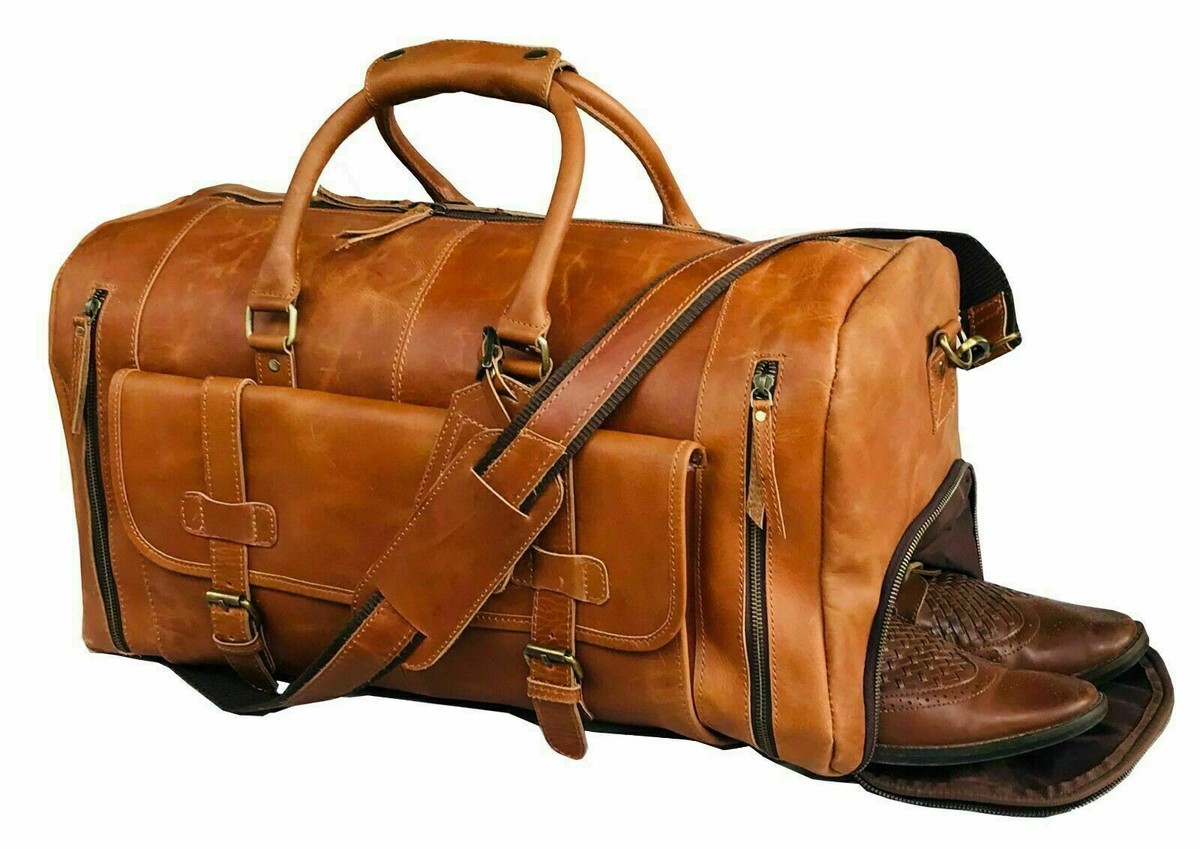 An application scenario or product detail of custom leather duffle bags - Image 12