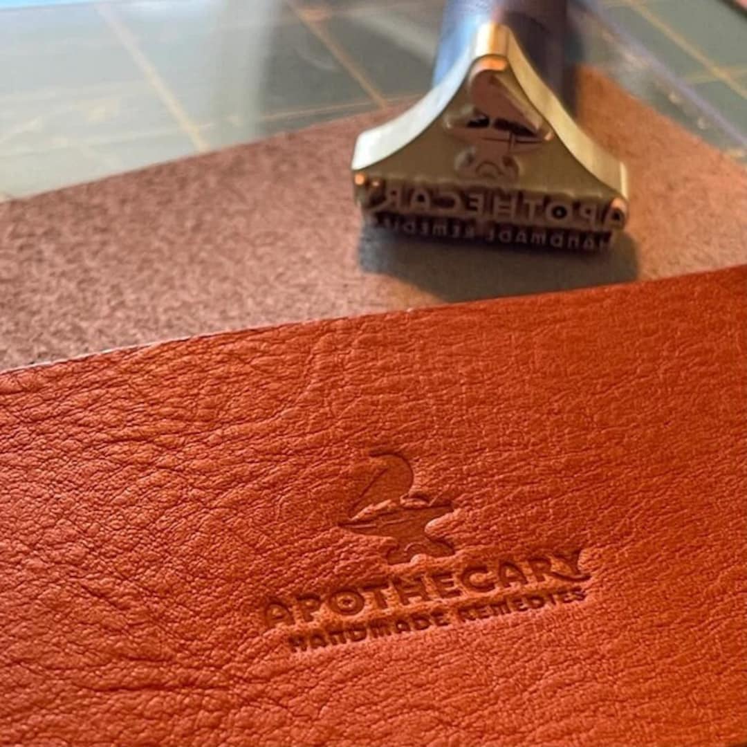 An application scenario or product detail of custom leather embossing stamp - Image 5