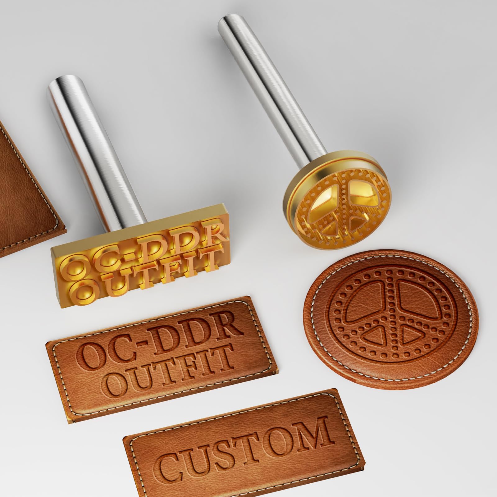 An application scenario or product detail of custom leather embossing stamp - Image 10