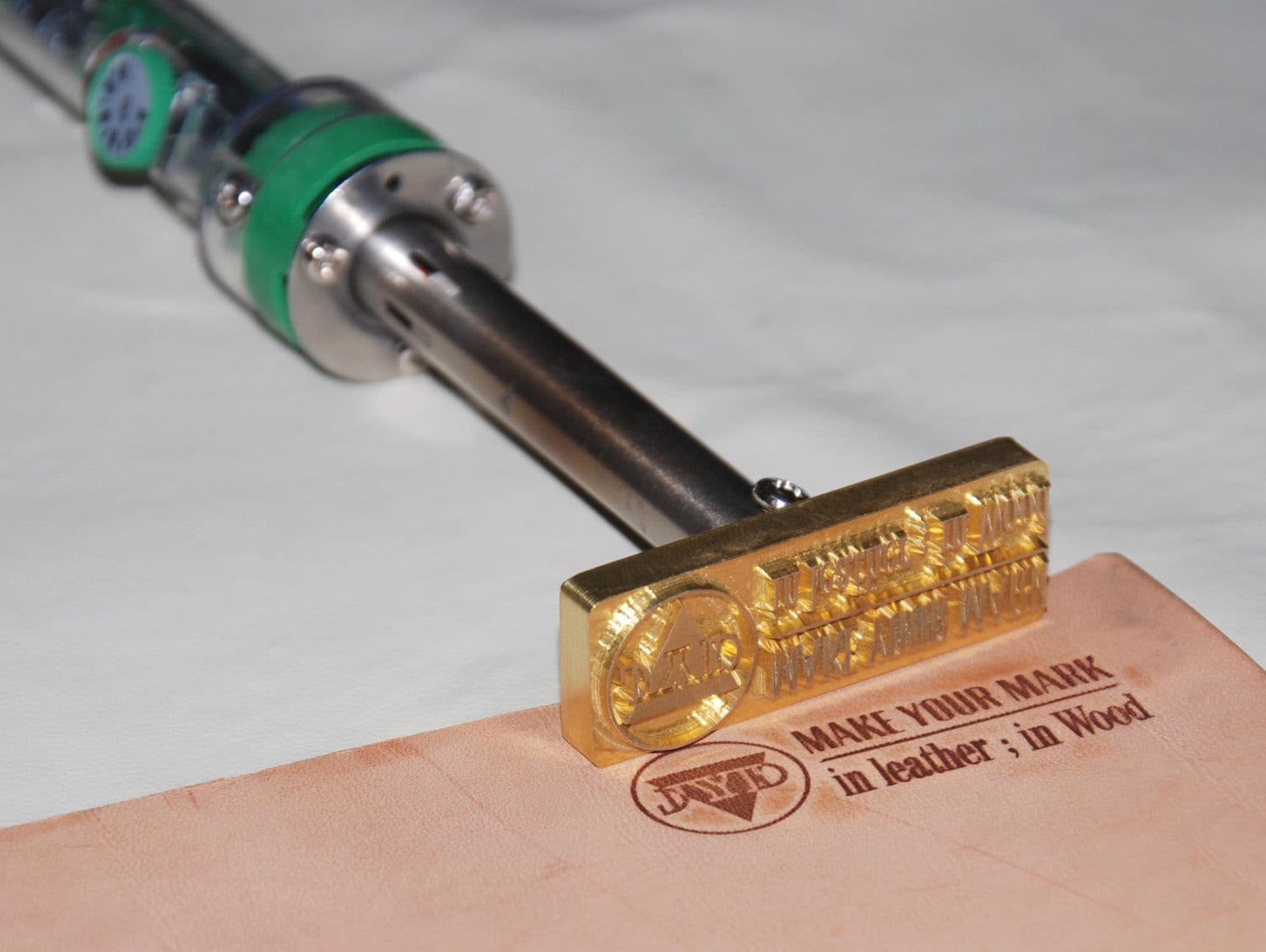 An application scenario or product detail of custom leather embossing stamp - Image 16