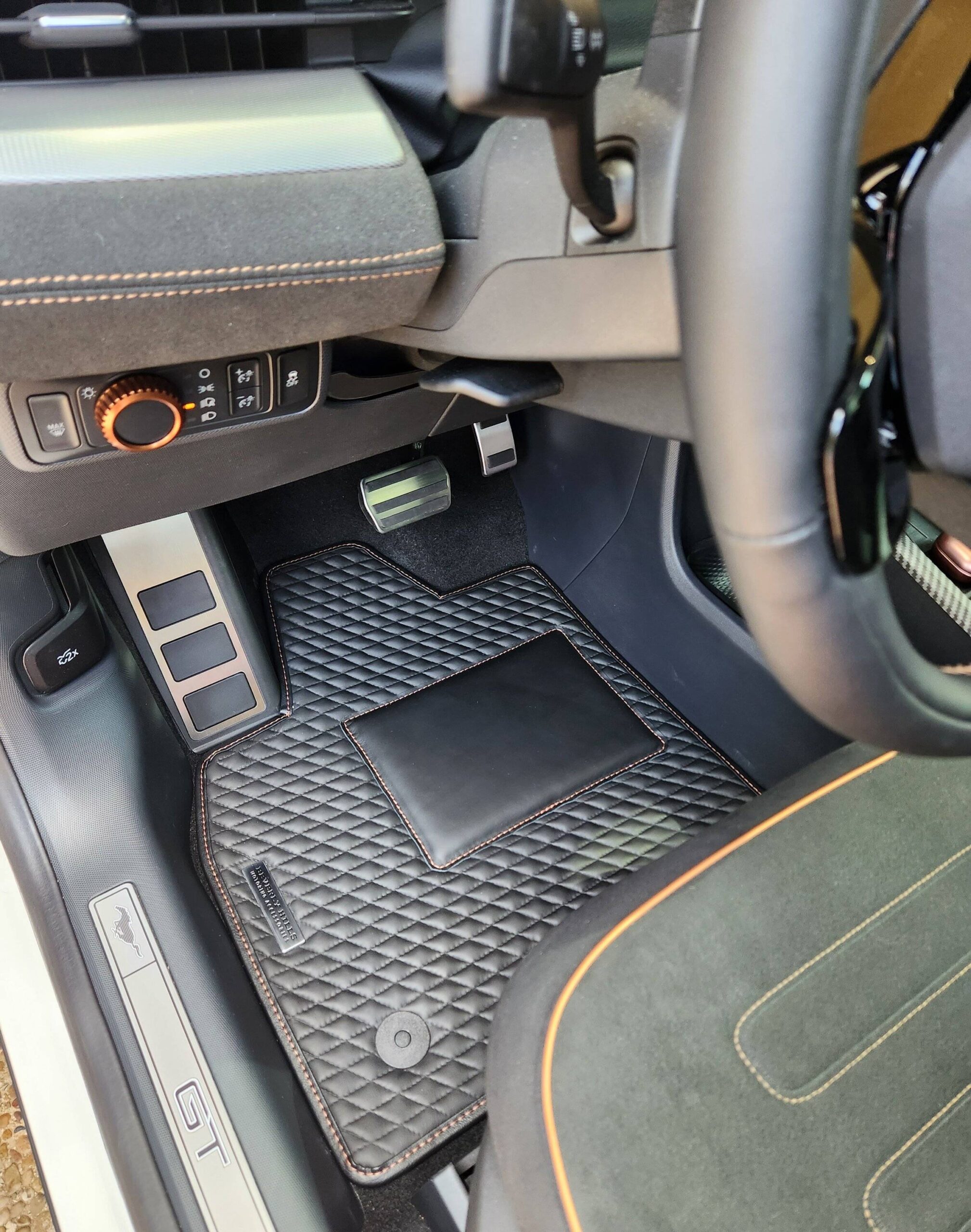 An application scenario or product detail of custom leather floor mats - Image 15