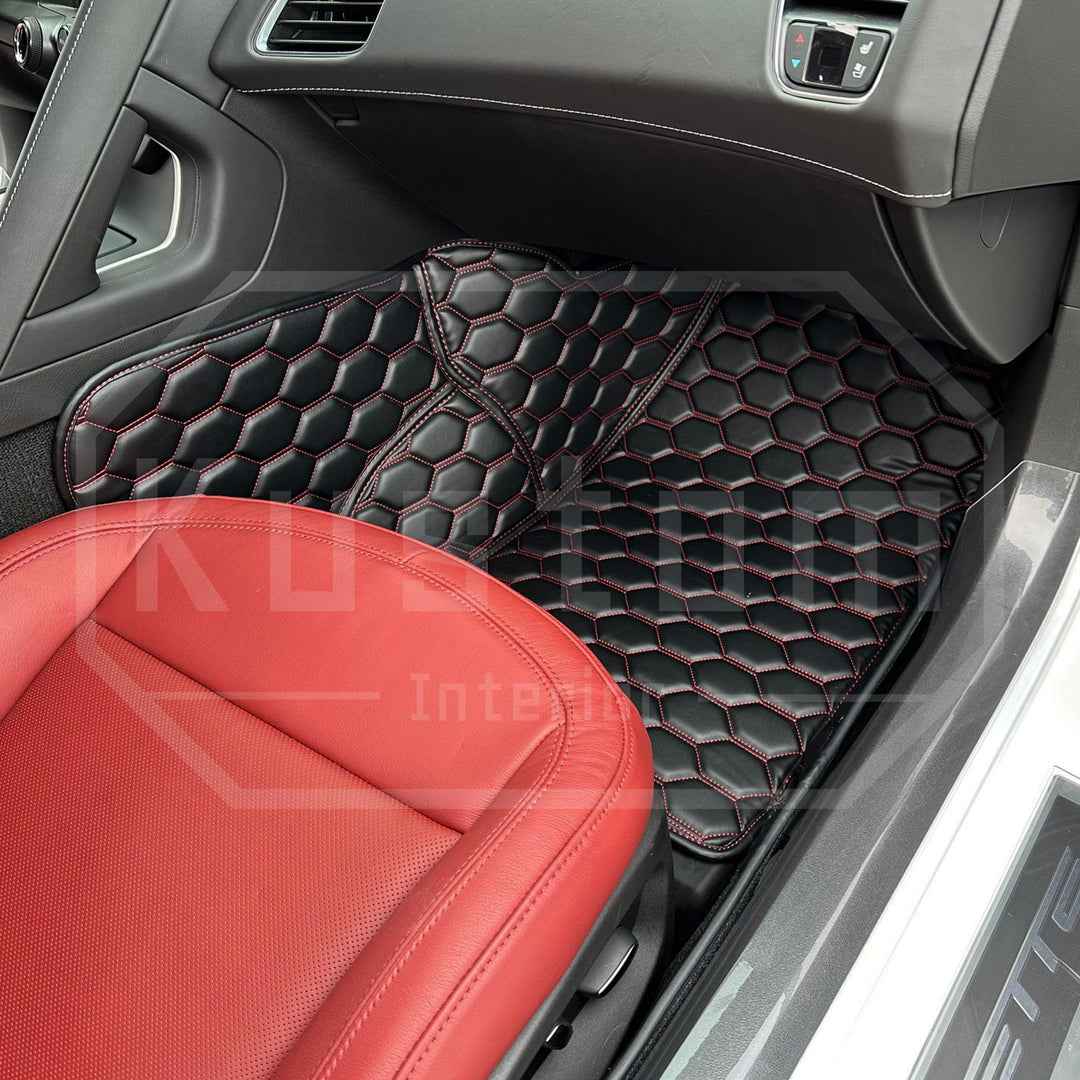 An application scenario or product detail of custom leather floor mats - Image 18