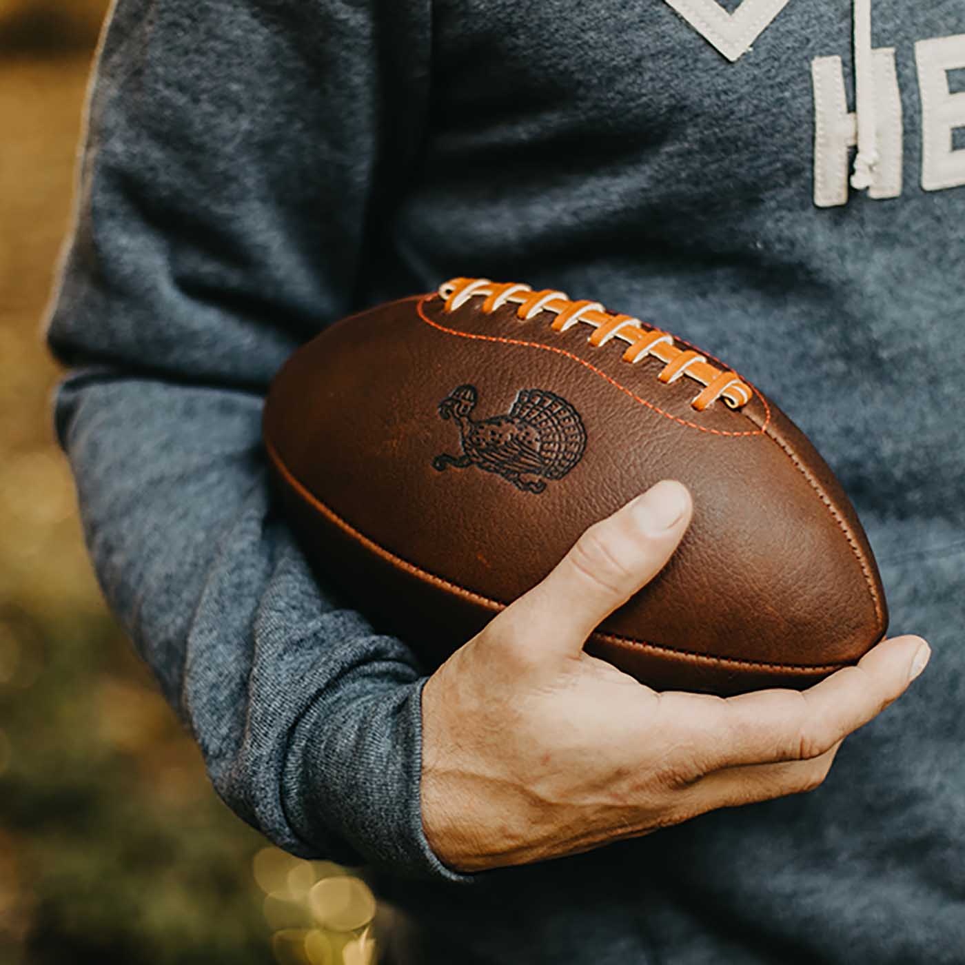 An application scenario or product detail of custom leather footballs - Image 16