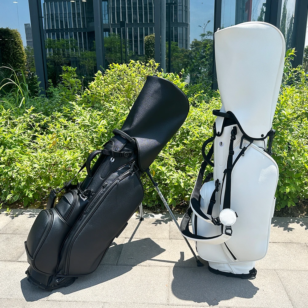 An application scenario or product detail of custom leather golf bags - Image 21
