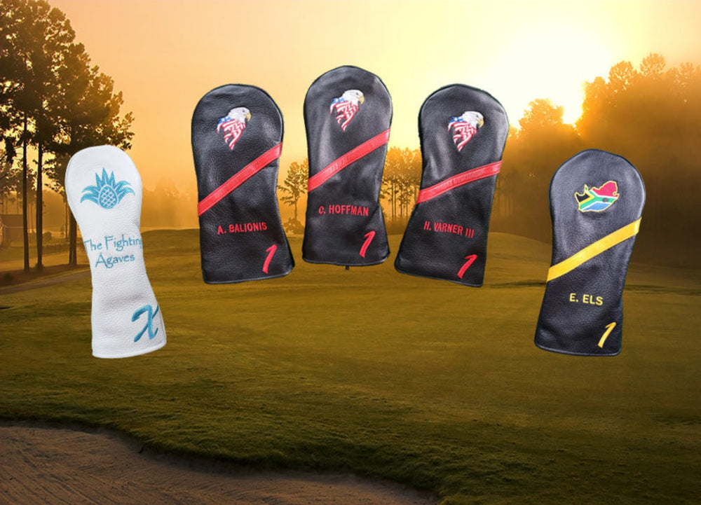 An application scenario or product detail of custom leather golf headcovers - Image 10