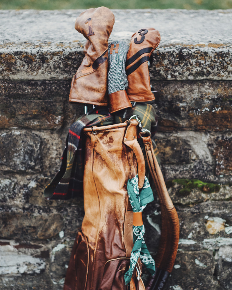 An application scenario or product detail of custom leather golf headcovers - Image 11