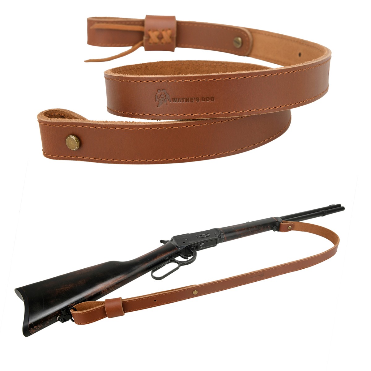 An application scenario or product detail of custom leather gun slings - Image 17