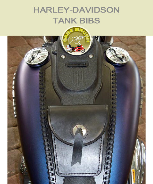 An application scenario or product detail of custom leather harley tank bibs - Image 12