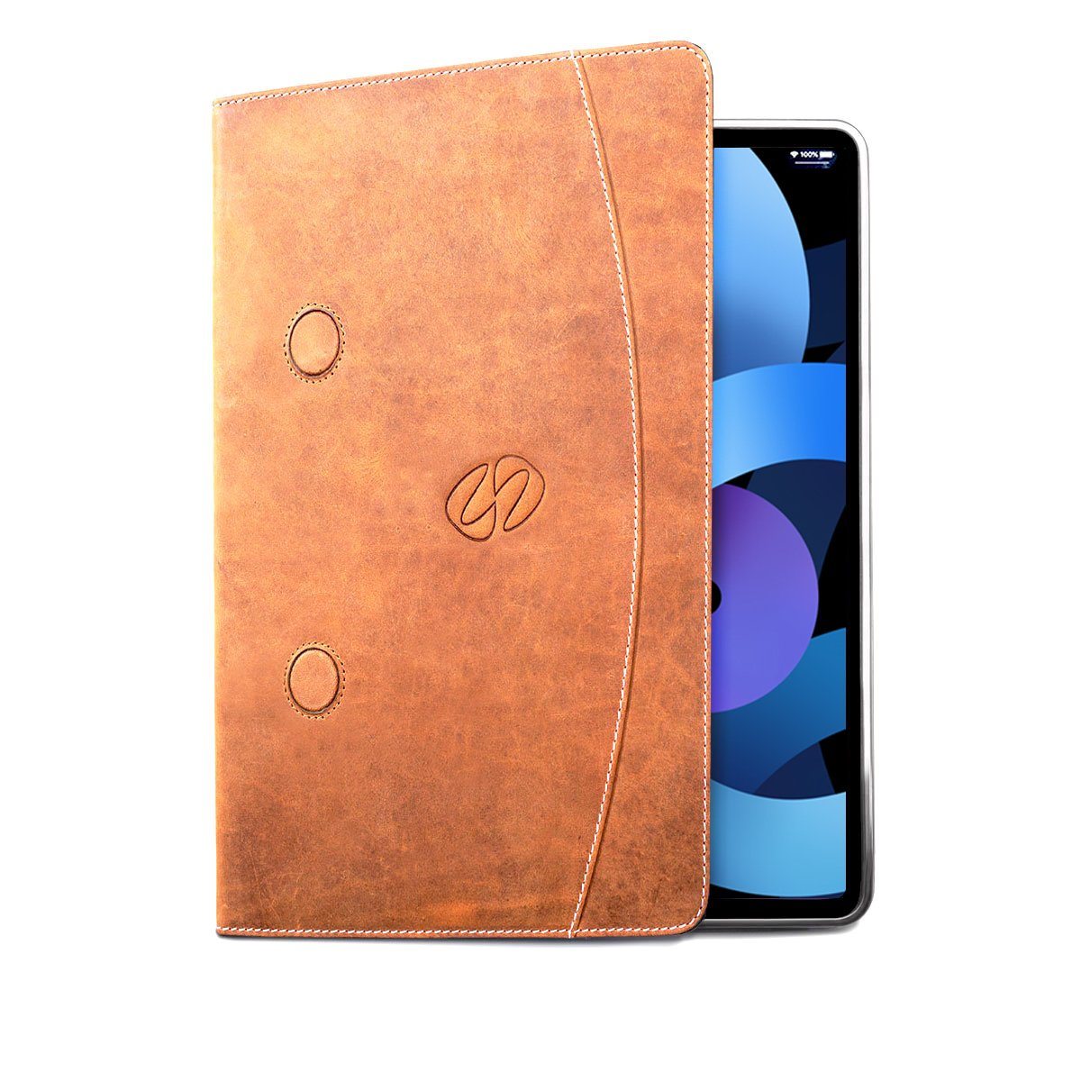An application scenario or product detail of custom leather ipad cover - Image 4