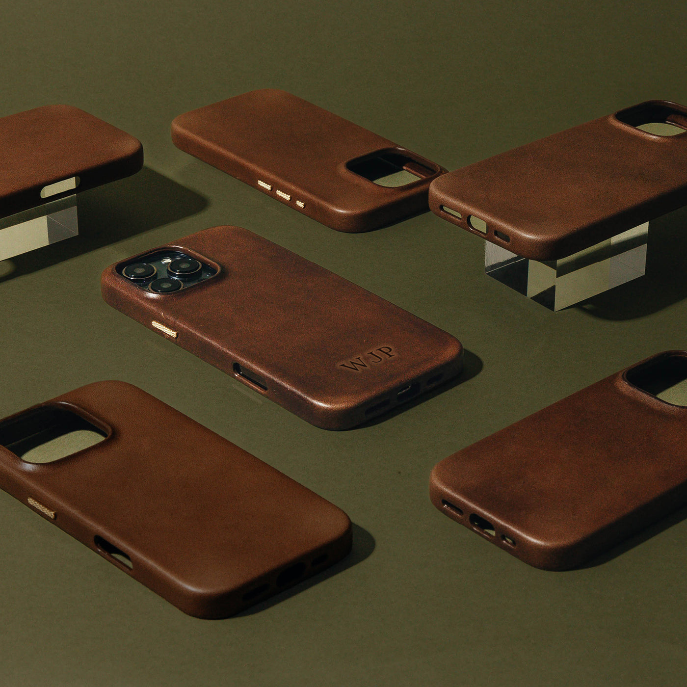 An application scenario or product detail of custom leather iphone case - Image 3