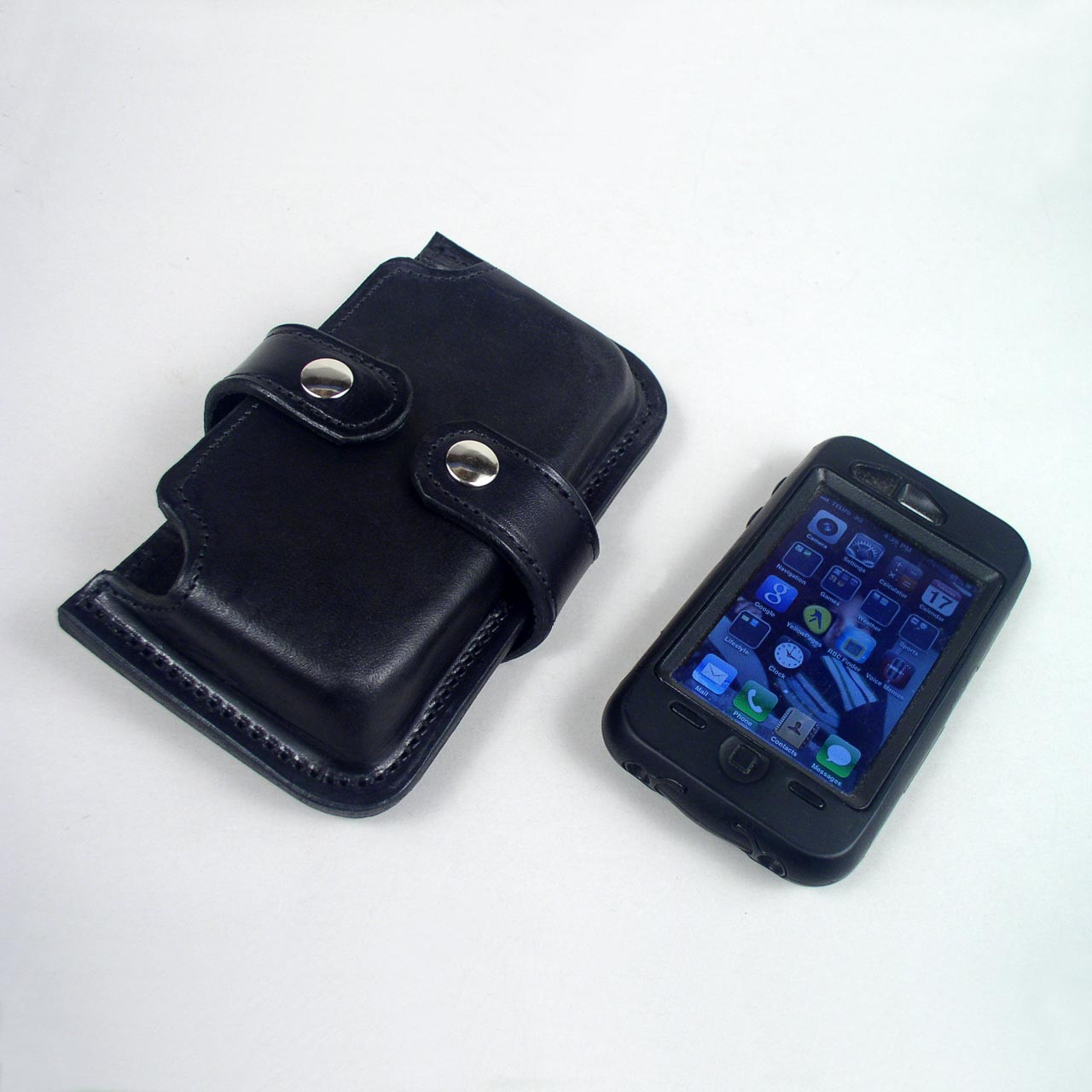 An application scenario or product detail of custom leather iphone case - Image 10