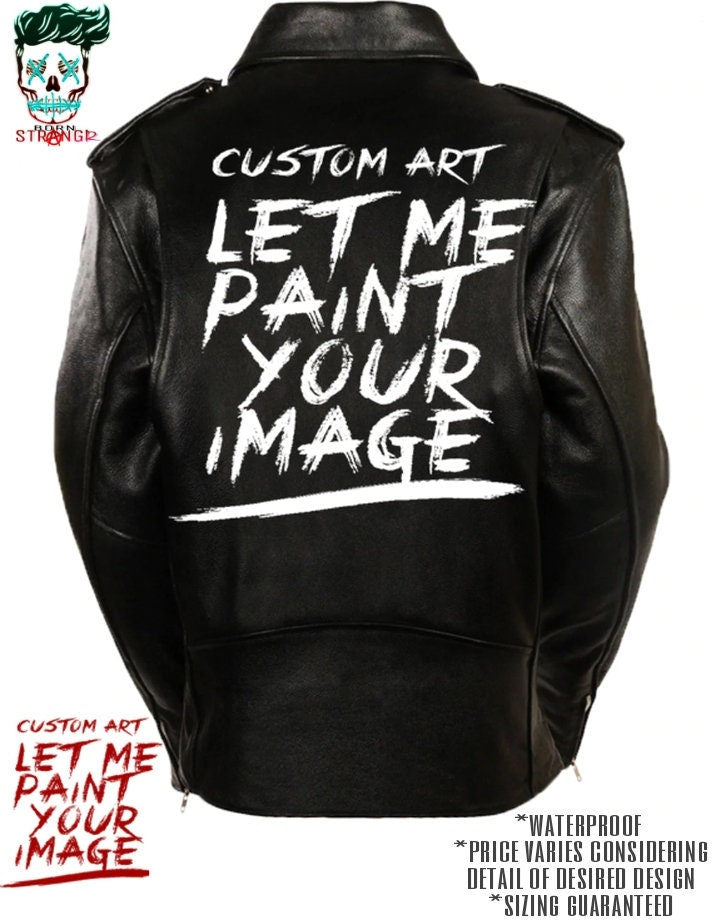An application scenario or product detail of custom leather jackets with logo - Image 9