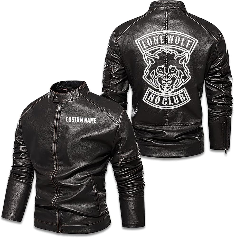An application scenario or product detail of custom leather jackets with logo - Image 17