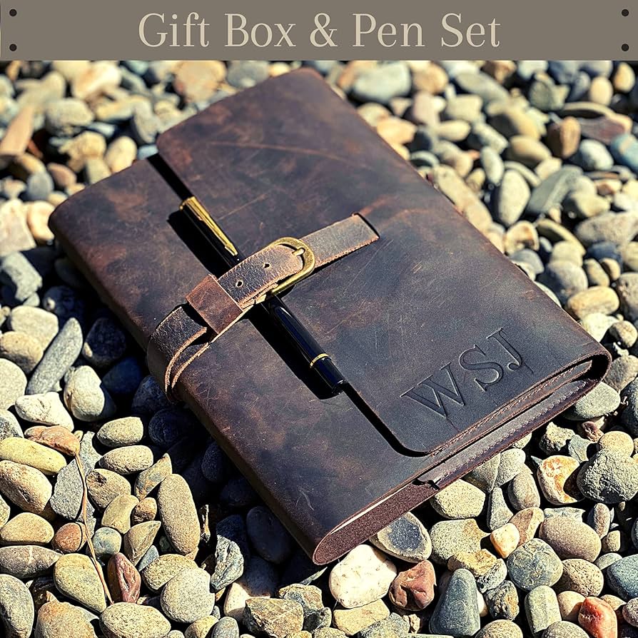 An application scenario or product detail of custom leather journals - Image 1