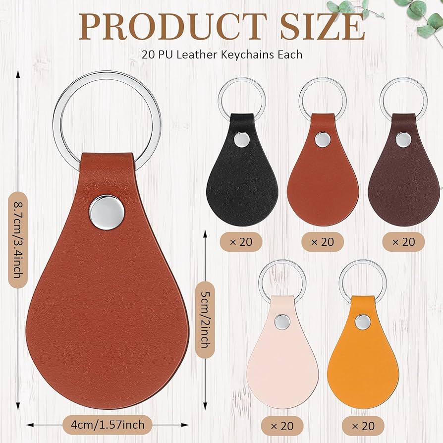 An application scenario or product detail of custom leather key fob - Image 18