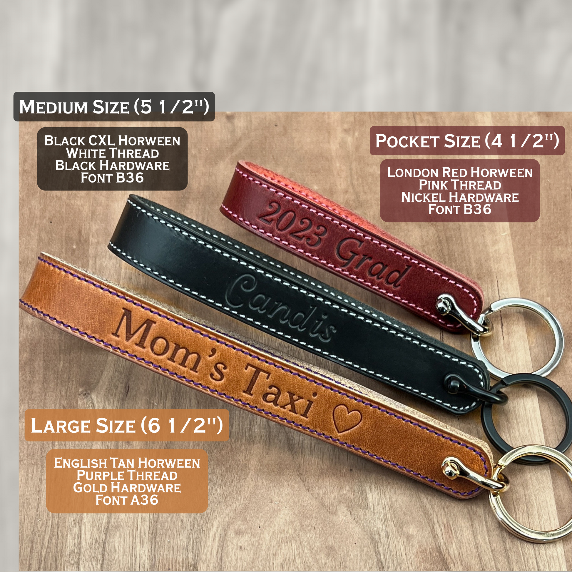 An application scenario or product detail of custom leather keychains - Image 15