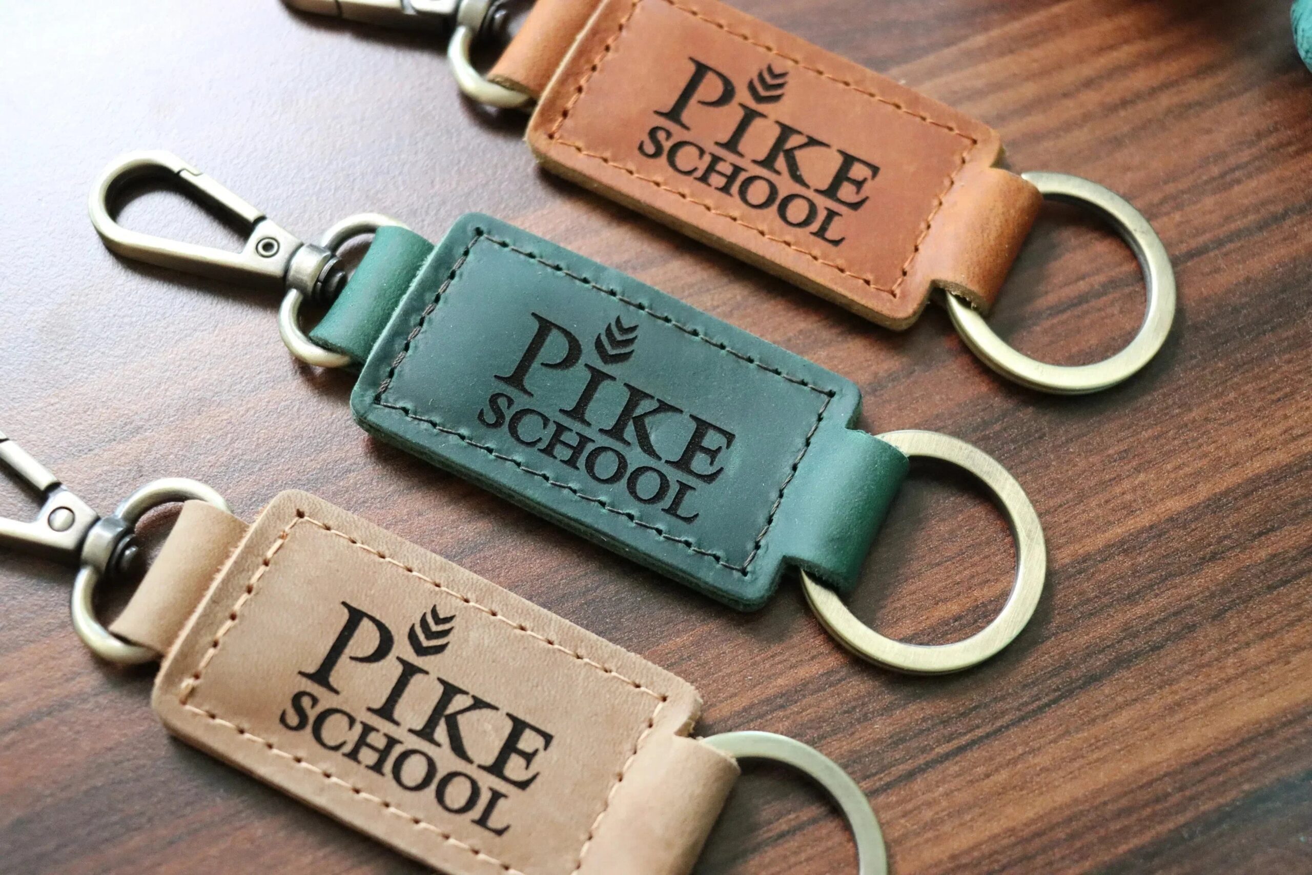 An application scenario or product detail of custom leather keychains bulk - Image 22