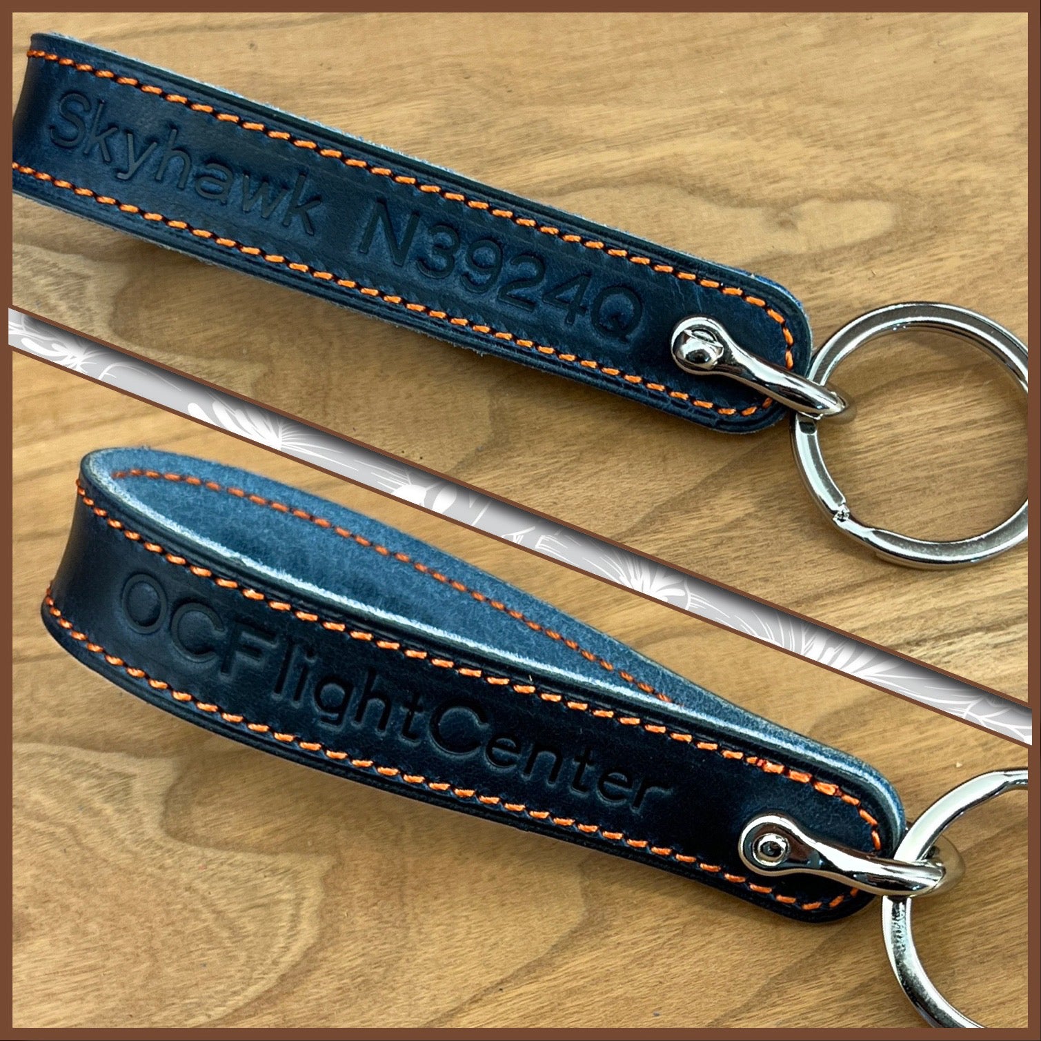 An application scenario or product detail of custom leather keyring - Image 17