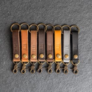 Featured image for the custom leather keyring guide