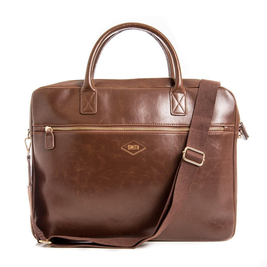 An application scenario or product detail of custom leather laptop bag - Image 9