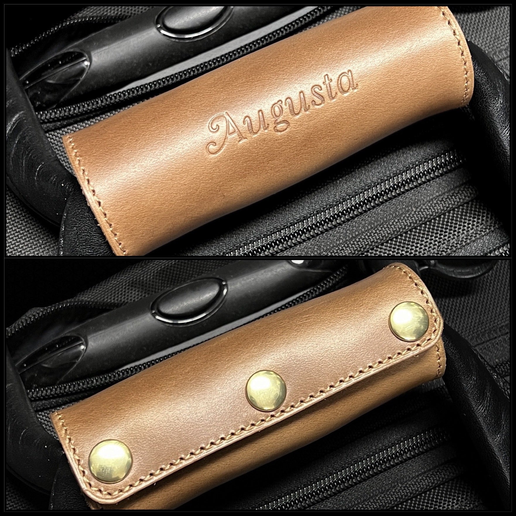 An application scenario or product detail of custom leather luggage - Image 16