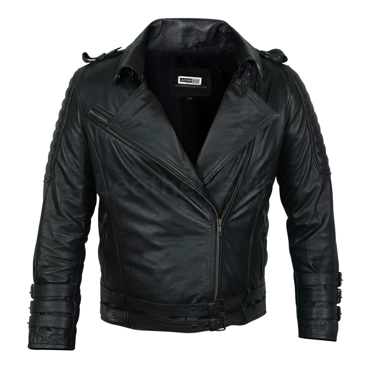 An application scenario or product detail of custom leather motorcycle jackets - Image 14