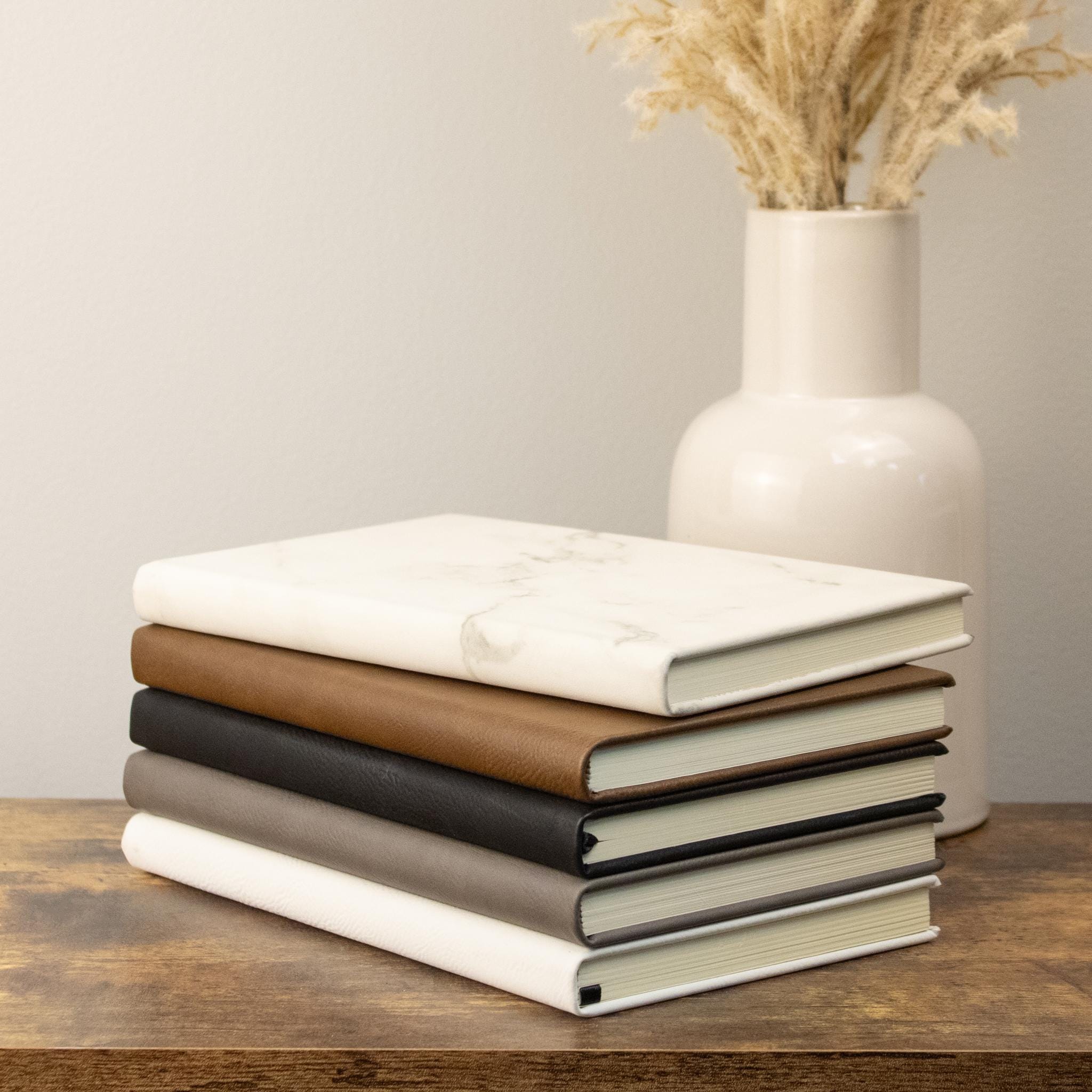 An application scenario or product detail of custom leather notebooks with logo - Image 24