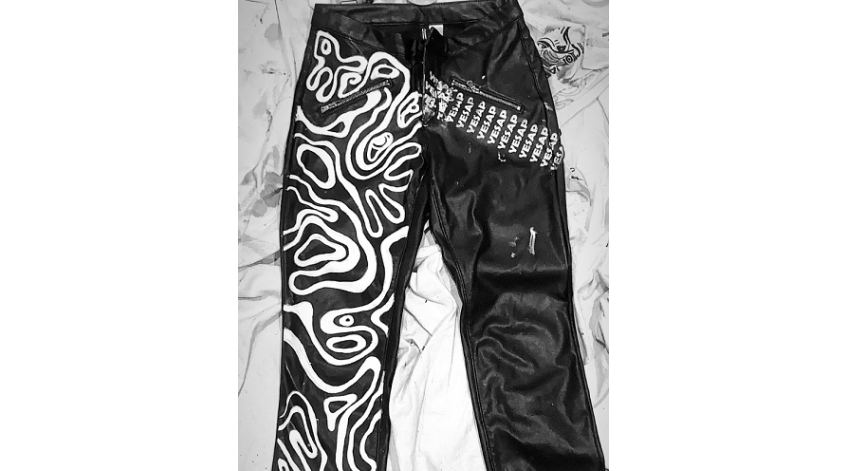 An application scenario or product detail of custom leather pants - Image 6
