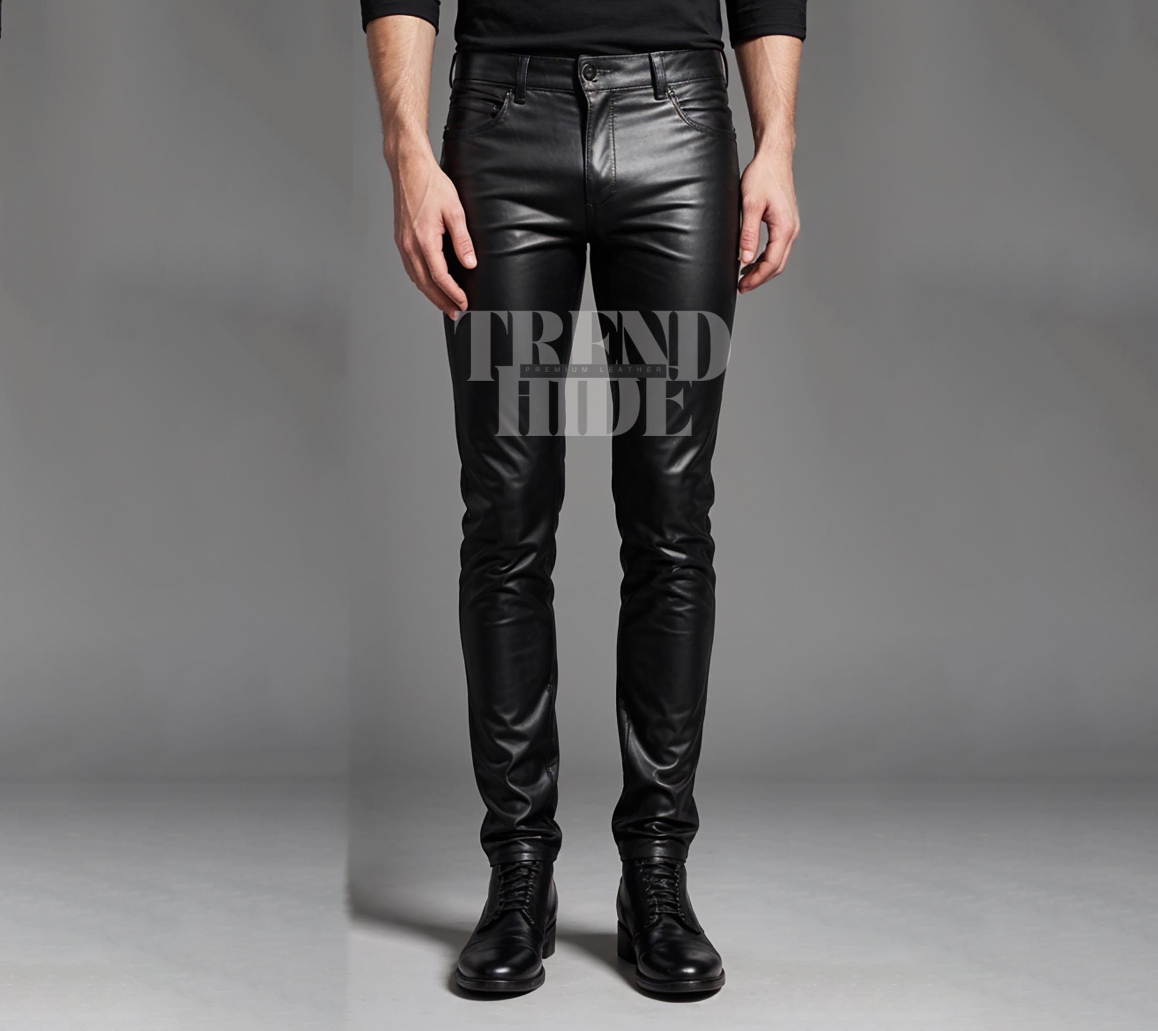 An application scenario or product detail of custom leather pants - Image 20