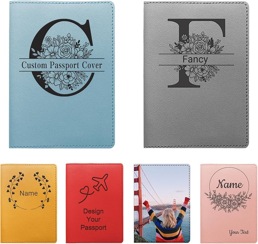 An application scenario or product detail of custom leather passport holder - Image 9