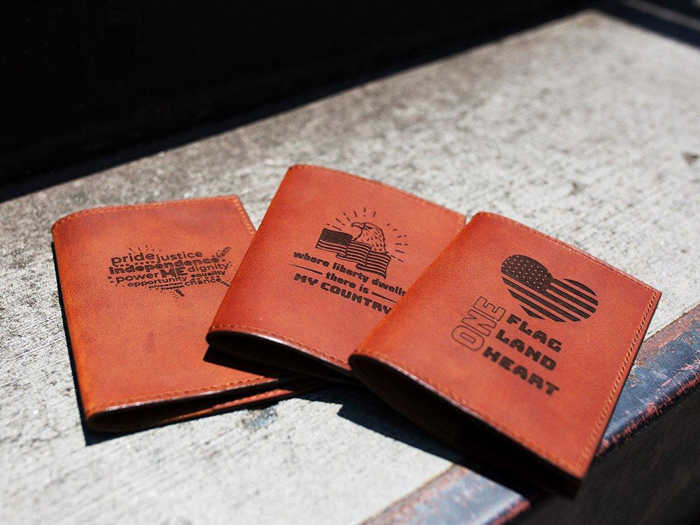An application scenario or product detail of custom leather passport holder - Image 13