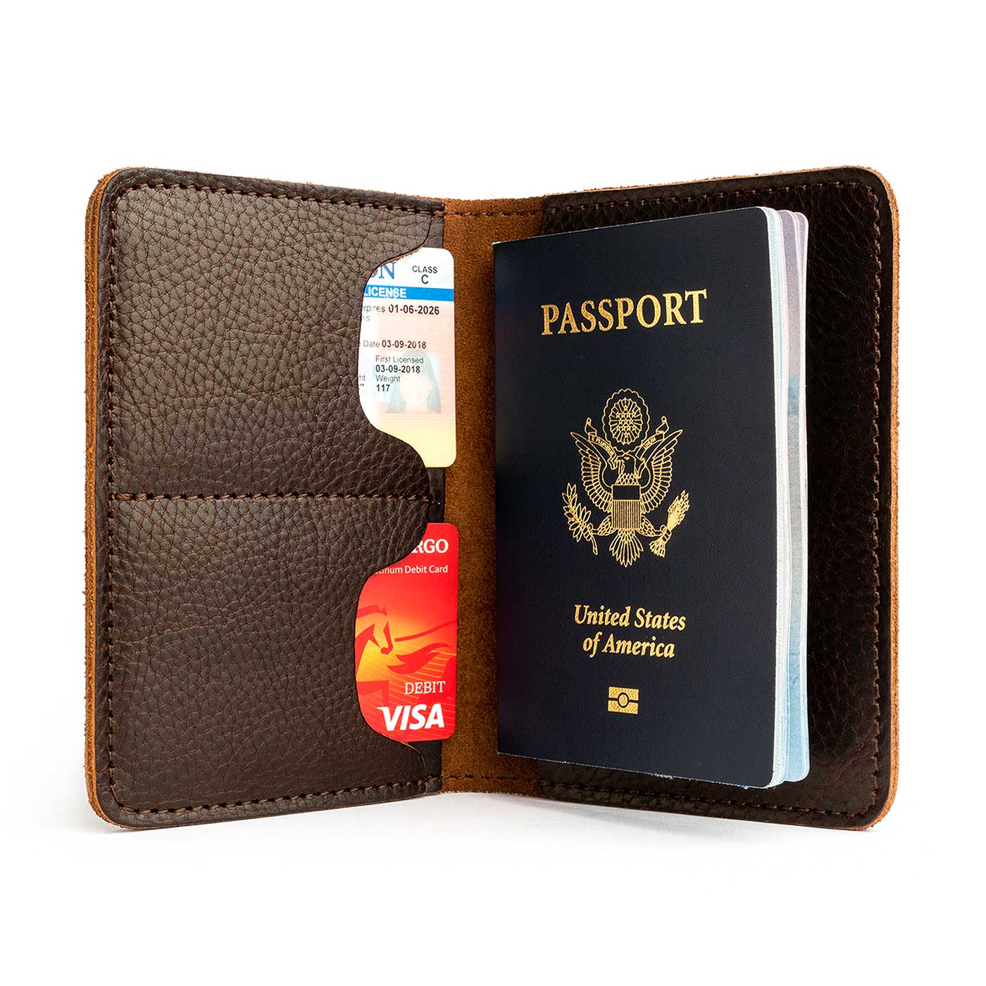 An application scenario or product detail of custom leather passport holder - Image 18