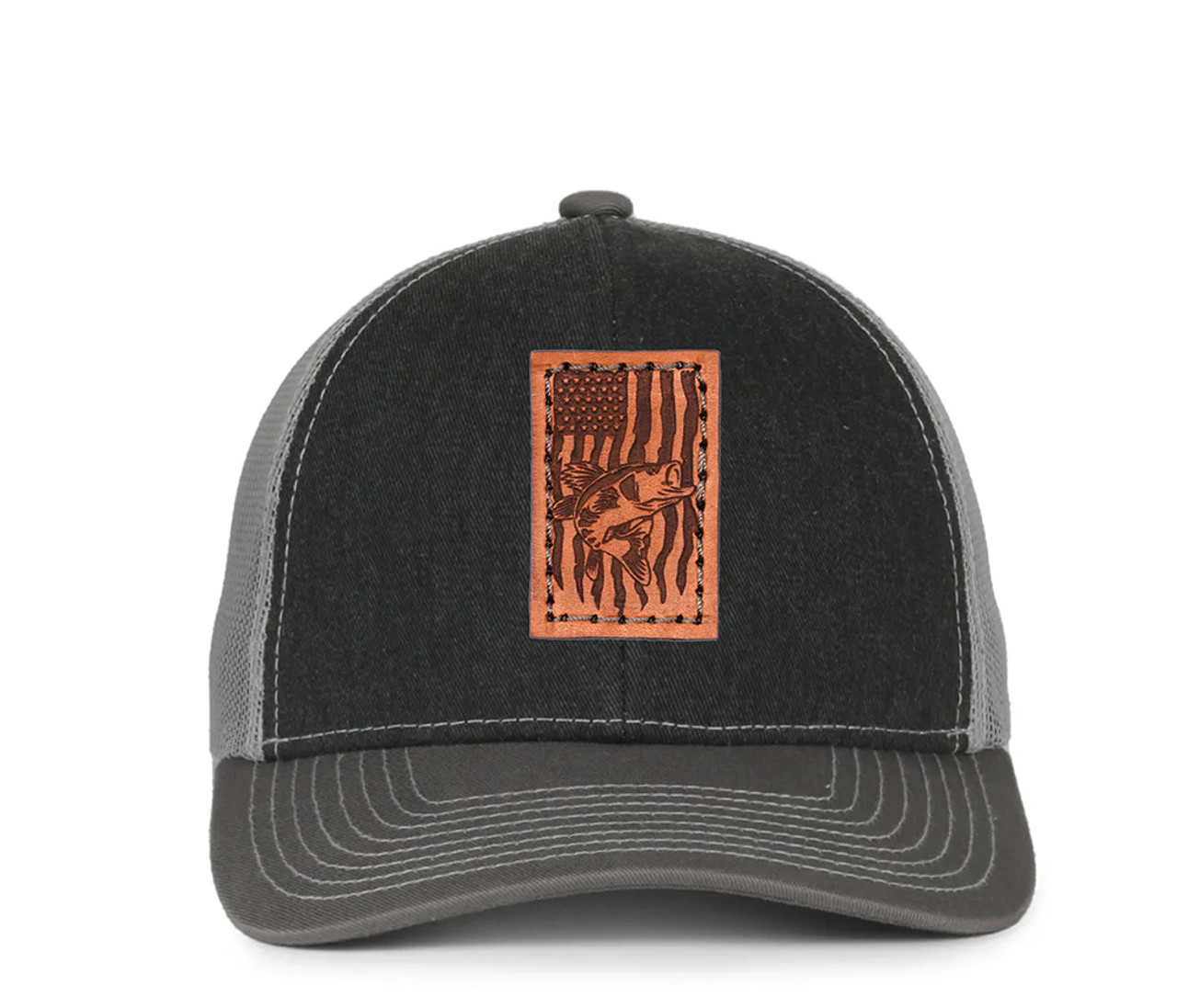 An application scenario or product detail of custom leather patch hats - Image 3