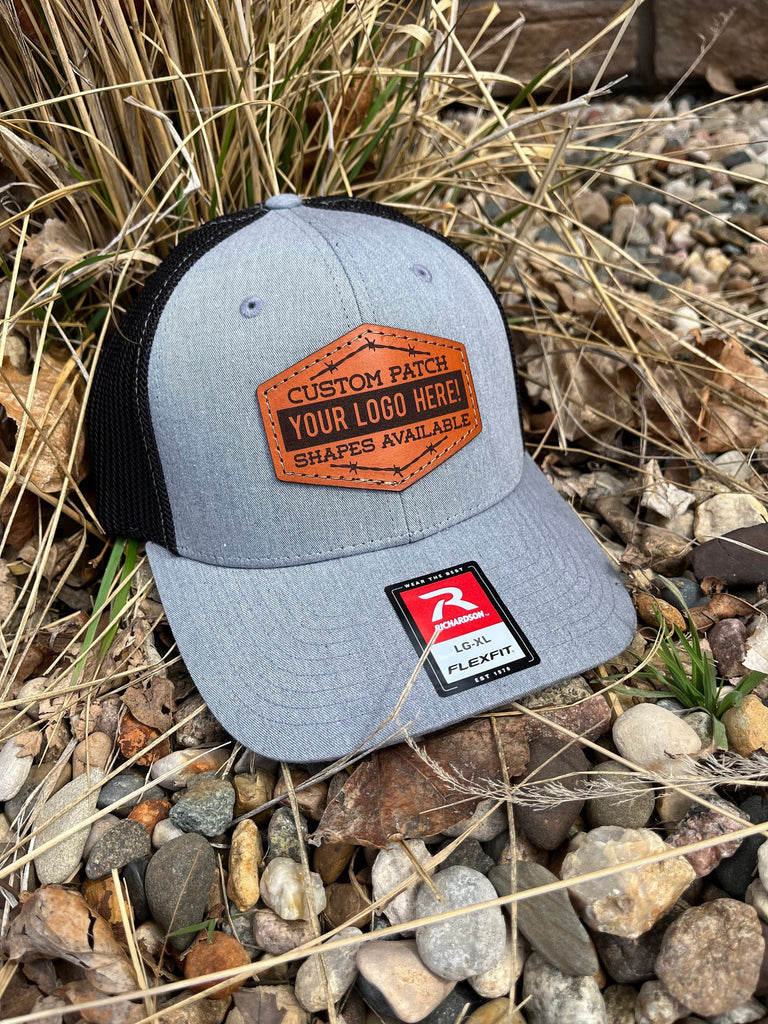 An application scenario or product detail of custom leather patch hats - Image 5