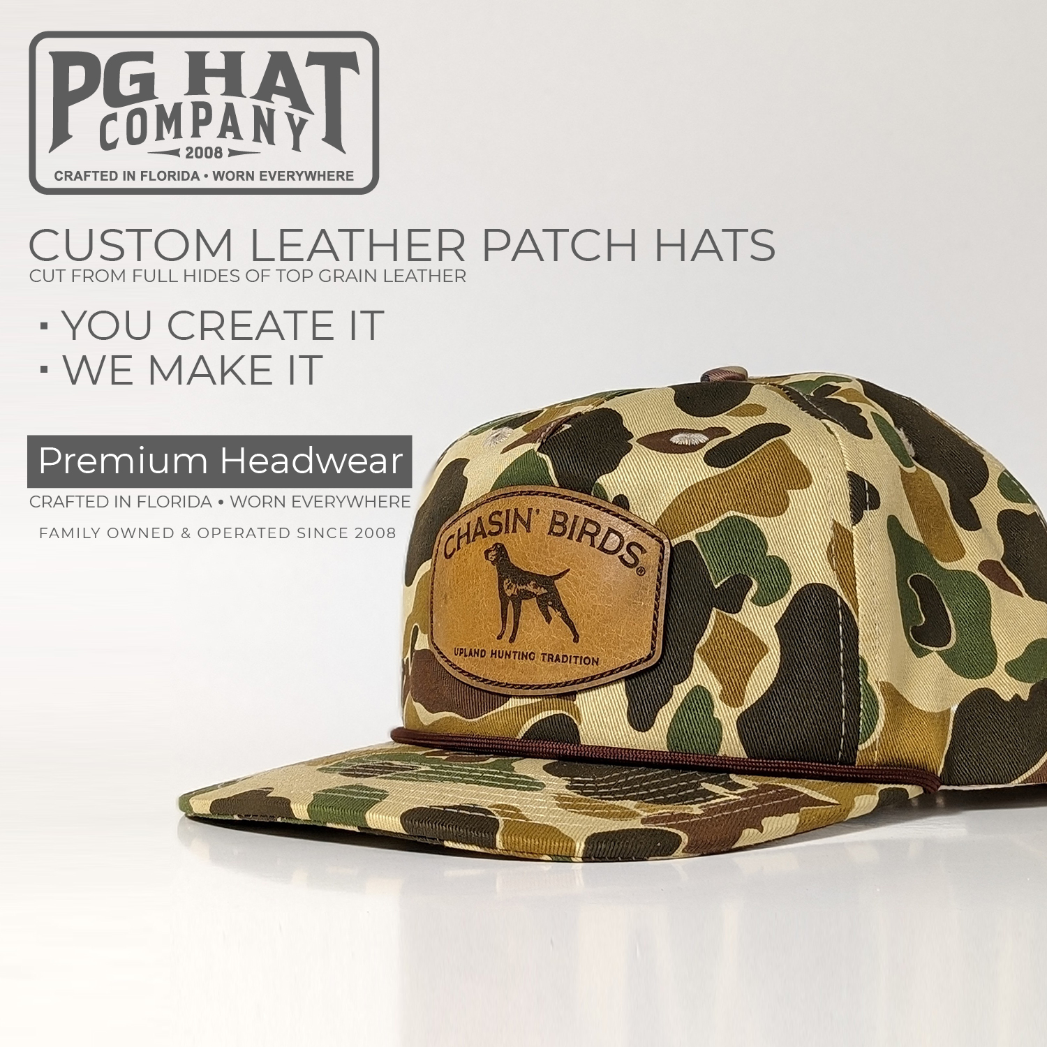 An application scenario or product detail of custom leather patch hats no minimum - Image 13