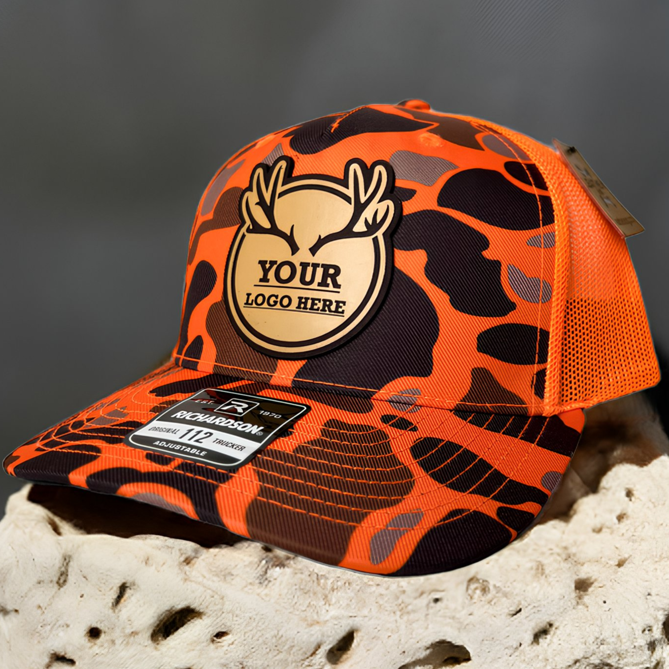 An application scenario or product detail of custom leather patch hats no minimum - Image 17