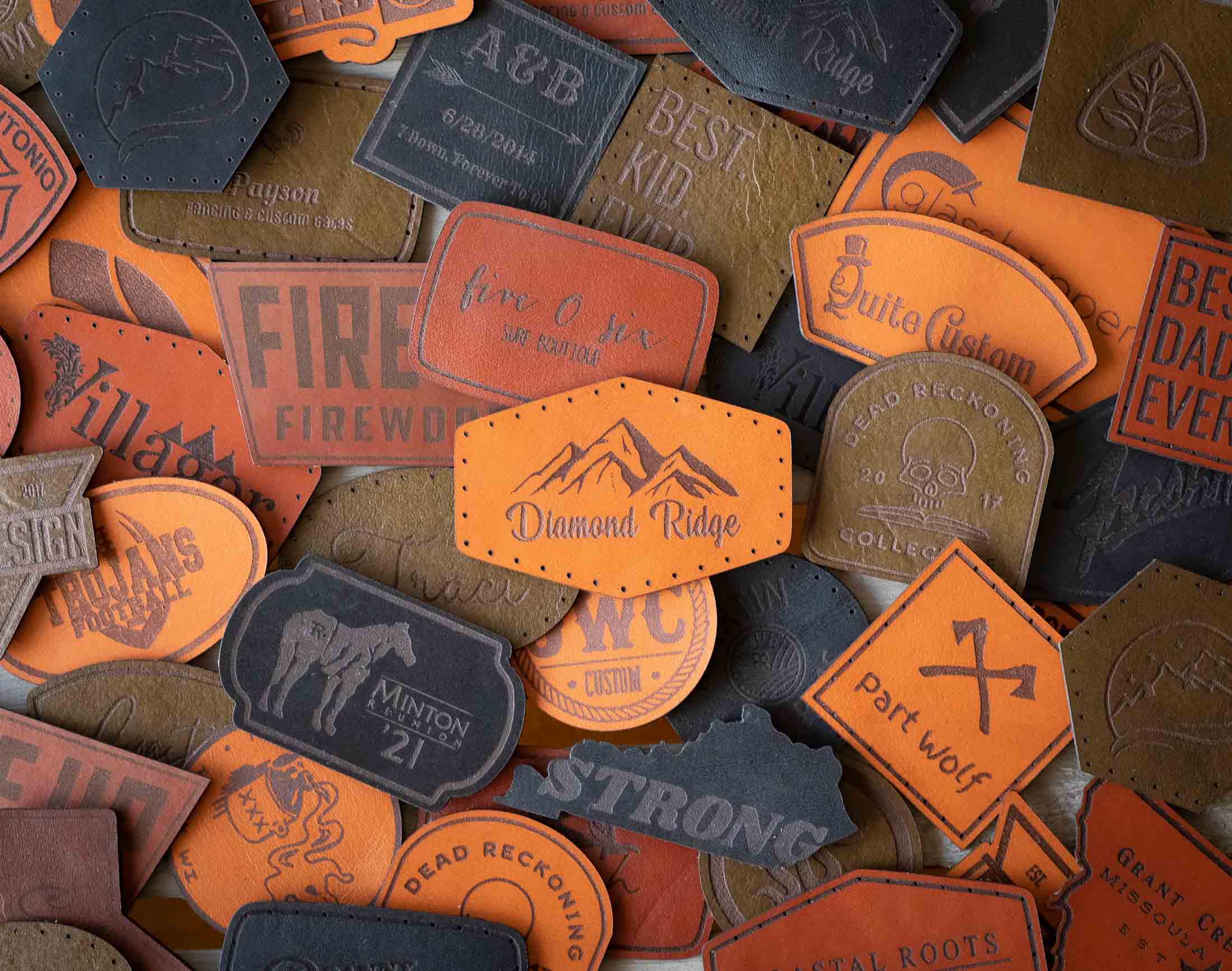 An application scenario or product detail of custom leather patches - Image 18