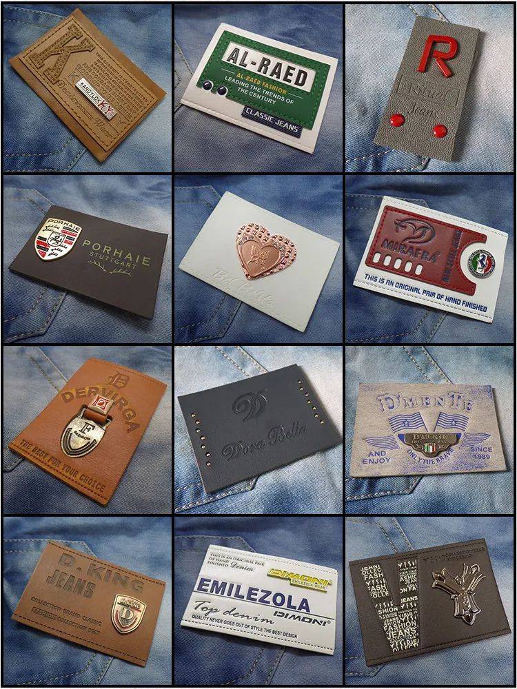 An application scenario or product detail of custom leather patches for jackets - Image 11