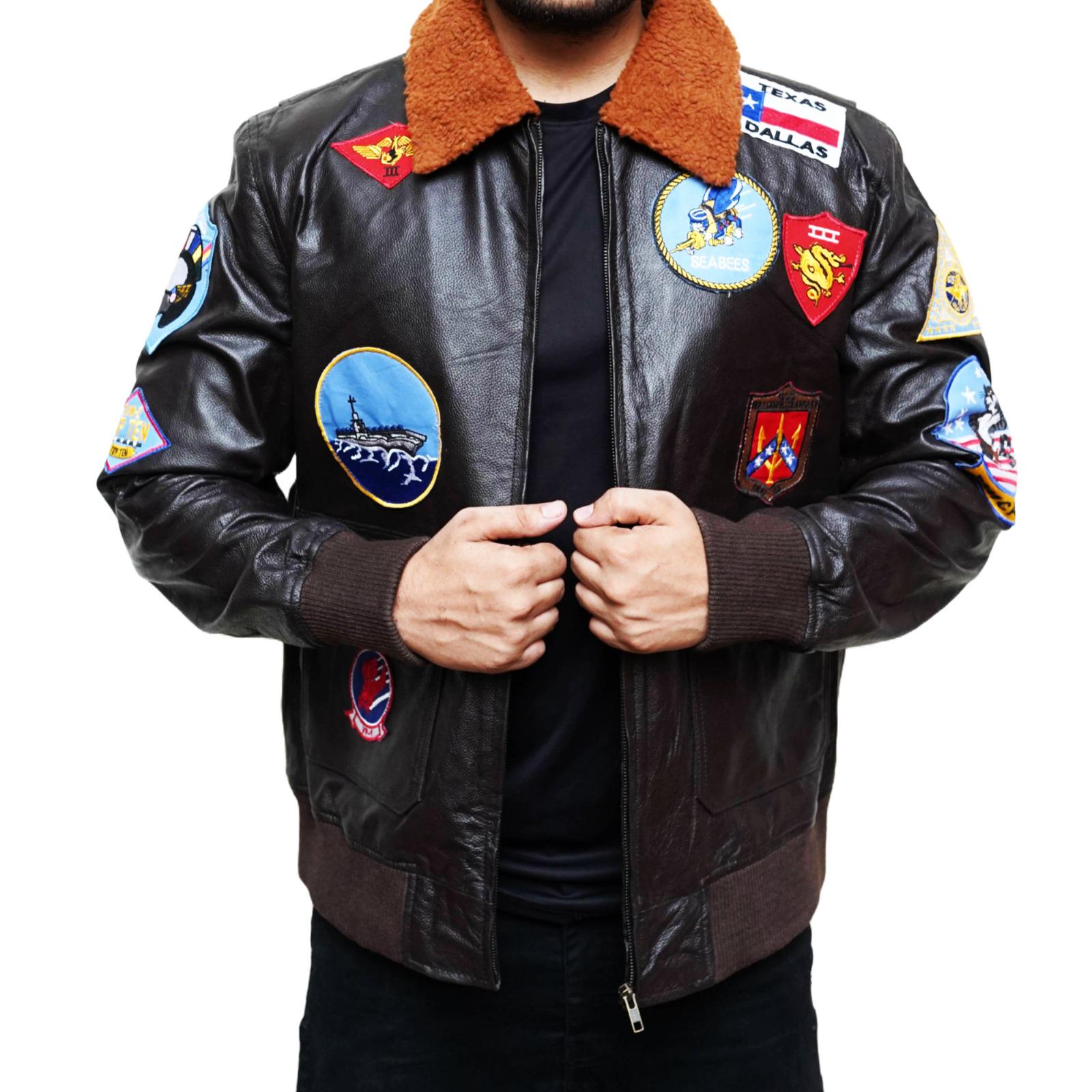 An application scenario or product detail of custom leather patches for jackets - Image 12