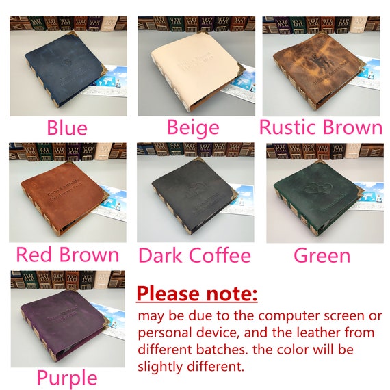 An application scenario or product detail of custom leather photo albums - Image 22