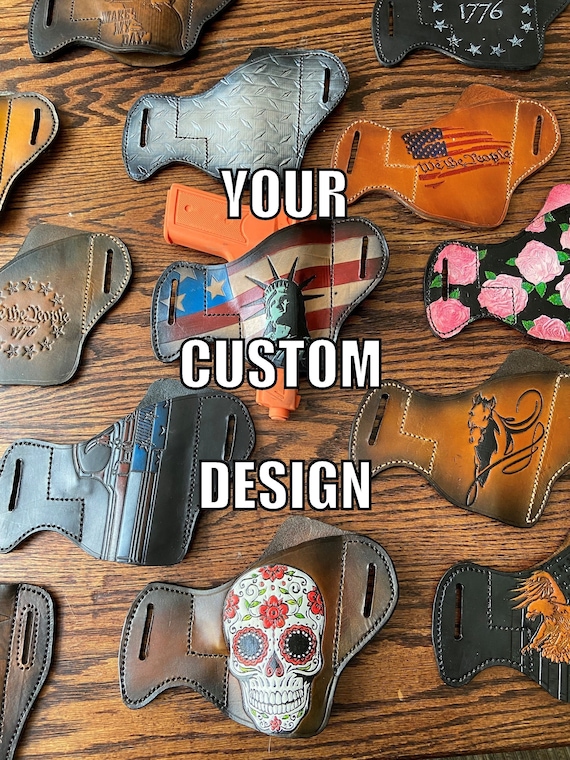An application scenario or product detail of custom leather pistol holsters - Image 19