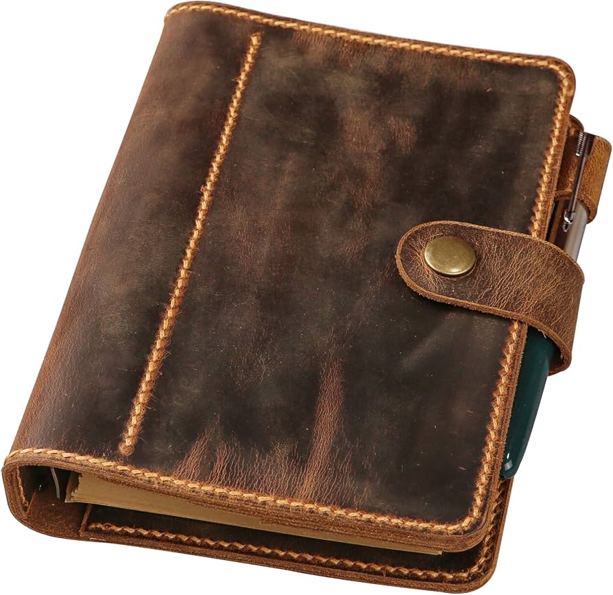 An application scenario or product detail of custom leather planner - Image 10