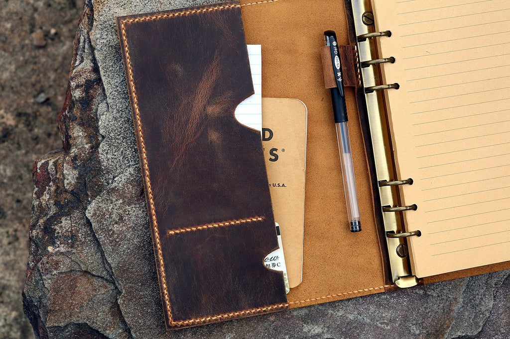 An application scenario or product detail of custom leather planner - Image 18