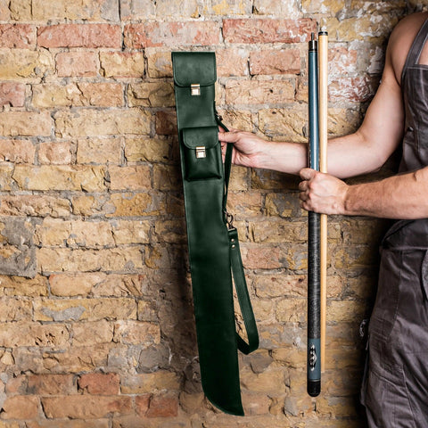 An application scenario or product detail of custom leather pool cue cases - Image 6